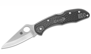 Spyderco Delica4 Plain Edge Folding Knife
